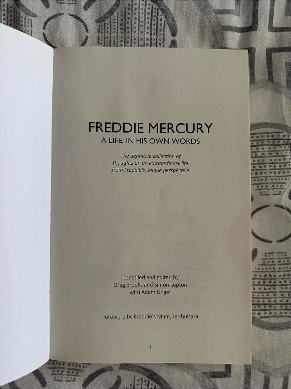 Freddie Mercury A Life In His Own Words Book